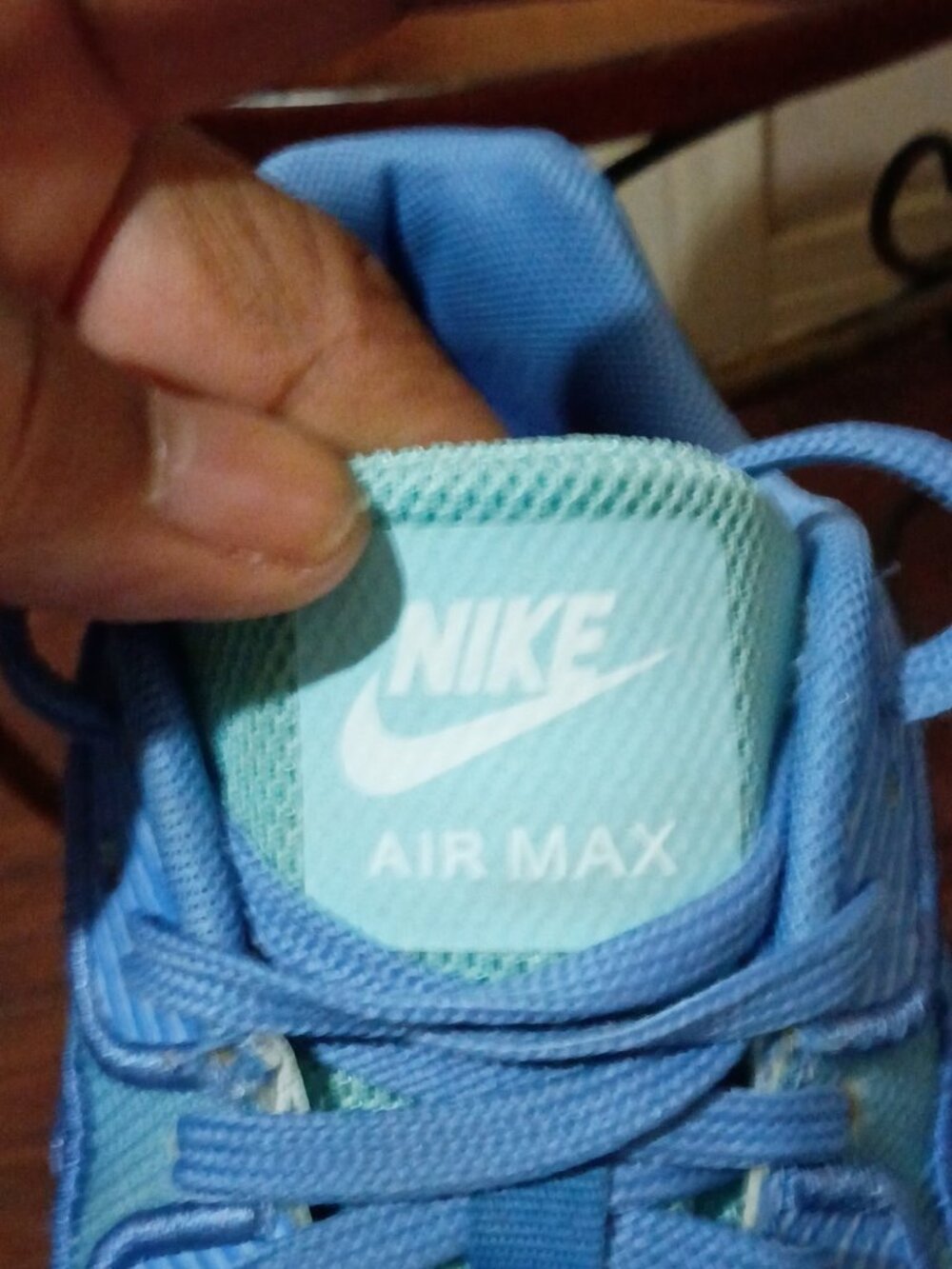 Nike Air Max 90 Ultra 2.0 BR Breathe 917523-400 Women's Size US 7.5 Blue - Picture 6 of 13
